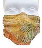 Sunset Jungle Style Dust & Allergy Face Mask - Comfortable, Washable Dust/cold & Flu Mask - Filters Dust, Pollen, Allergens, & Germs - Allergy Mask - Ideal for Airplane, Travel