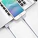 Lightning Cable, Iseason iPhone Charger Cables 4Pack 3FT 6FT 6FT 10FT to USB Syncing Data and Nylon Braided Cord Charger for iPhone X/8/8Plus/7/7Plus/6/6Plus/6s/6sPlus/5/5s/5c/SE and More(GeryWhite)