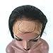 Dovie Hair 360 Glueless Lace Frontal Wig Natural Straight Brazilian Human Virgin Hair 150% Density Pre Plucked Hairline With Baby Hair Bleached Knots Natural Color (16'' 150% density, Natural Color)
