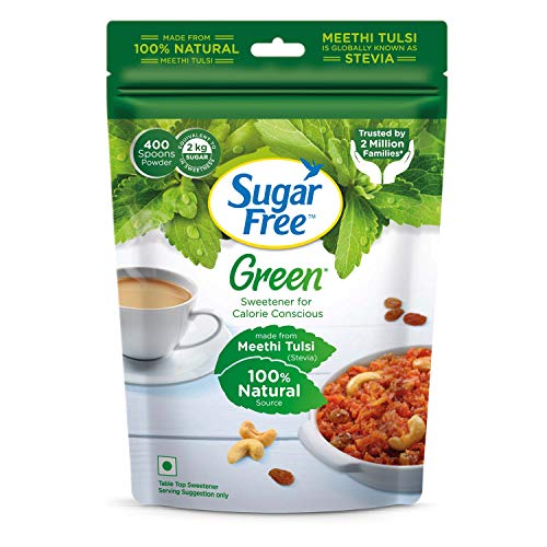 Buy Sugar Free Green Stevia Powder (Made from Natural Stevia) 400 g