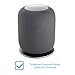 Kiwi Design Stand Compatible with HomePod, Aluminum Alloy Anti-Slip Pad Shock Proof Base Coaster Holder for HomePod Speaker(Dark Grey)