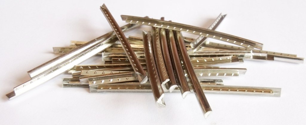 Guitar fret wire 2.7mm medium gauge 22 pieces cut and radius