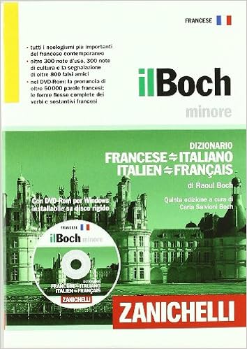 Amazon It Il Boch Minore Dizionario Francese Italiano Italien Francais Con Dvd Rom Boch Raoul Salvioni Boch Carla Libri In Altre Lingue