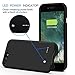 iPhone 7 Plus Battery Case，Little-P Ultra Slim Portable Charger 4880mAh Rechargeable Extended Battery Case Charging Case for iPhone 7 Plus (5.5inch) Battery Power Case (Black)