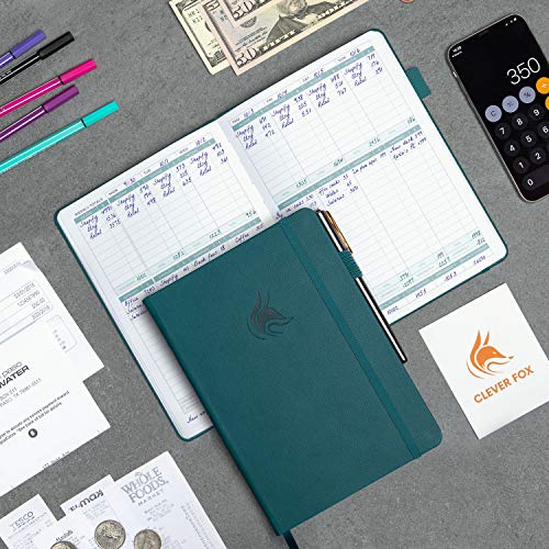 Clever Fox & Expense Tracker Accounting & Bookkeeping Ledger