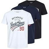 Jack &amp; Jones Men's T-Shirt (Pack of 3)