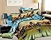3 Piece Set Wild Horse and Eagle 3d Comforter Set (Y25) Queen