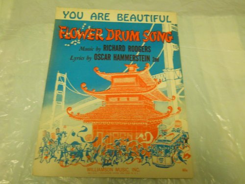YOU ARE BEAUTIFUL RODGERS HAMMERSTEIN 1958 SHEET MUSIC FOLDER 572