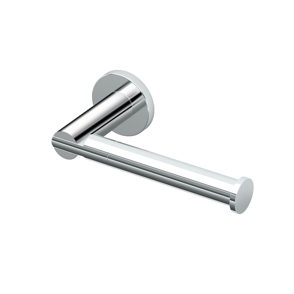 Gatco 4683 Channel Toilet Paper Holder, Chrome Wall Mount, 6.63" W