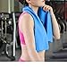 Cooling Towel For Instant, Cool Relief. Advanced Highly Absorbent Material Retains Moisture Helps Cool Up To 30° Below Body Temperature. Just Soak, Wring Out & You’re Ready To Stay Cool On The Go