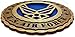 Contemporary Air Force Wings Armed Forces Decorative Custom Laser Crafted Three Dimensional Wooden Wall Plaque