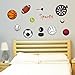 Wall Stickers,GOODCULLER Sport Ball Stickers Decorative Creative Removable Wall Stickers Home Decor