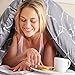 Bedsure Tree Branch Floral Comforter King Size Grey Down Alternative Comforter Microfiber Duvet 3 Pieces (1 Comforter + 2 Pillow Shams)