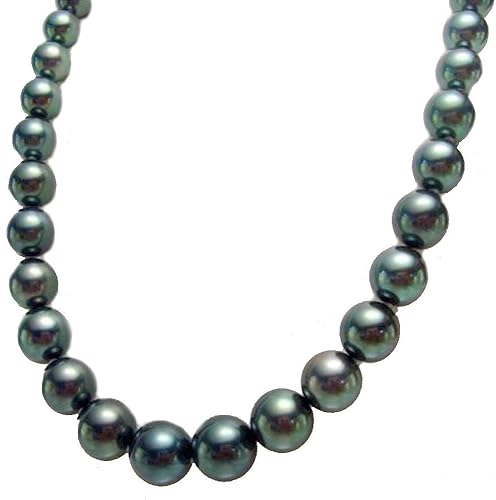 Amazon 花珠真珠ネックレス Black Lip 花珠鑑別書付き タヒチ黒蝶真珠ネックレス Snt87 ジュエリー ネックレス 通販