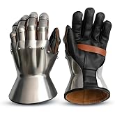 NauticalMart Medieval Gauntlets, 18 Gauge Steel Knight Armor Gloves | Wearable knight gauntlets, hand armor with articulated fingers, flexible design for LARP, cosplay and historical reenactment