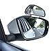 YASOKRO 360 degree adjustable Wide Angle Side Rear Mirrors blind spot Snap way rear view mirror universal (Right, Black)