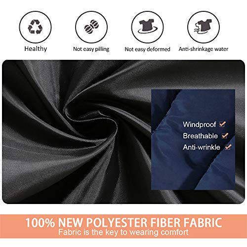 ZEVONDA Outdoorweste Ärmellose - Herren & Damen Weste Daunenweste Steppweste Jacke Mit Abnehmbarer Kapuze Sports… – Bild 4