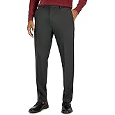 Perry Ellis Mens Modern fit Dress Pants 38/34 Dark Grey Solid
