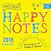 2019 Instant Happy Notes Wall Calendar: Reminders to Smile and Shine! - Includes Stickers