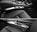 XYZCTEM 2 X Car Seat Side Pocket Caddy Car Seat Slit Pocket Catcher Organizer (Black)