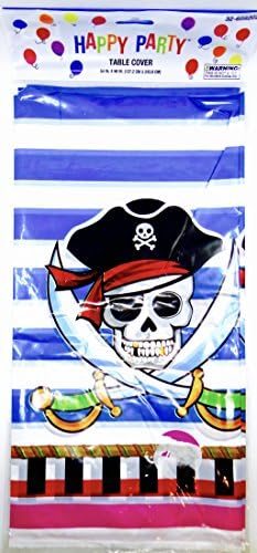 Pirate Tablecloth,plastic,54" x 96"