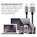 Everdigi iPhone Charger 3Pack 10FT Nylon Braided 8Pin Lightning to USB Cable Charging Cord for iPhone X 8 8Plus 7 7Plus 6s 6sPlus 6 6Plus SE 5 5s 5c iPad iPod & More (Blue)