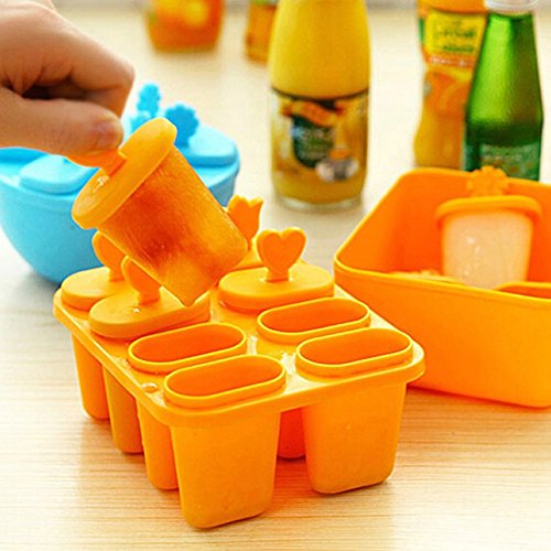 Finance Plan The Latest 6/8 Cell Ice Pop Maker Mold Tray DIY Kitchen Reusable Frozen Ice Cream Mold