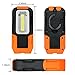 TORCHSTAR Portable LED Work Light, Hanging Hook & Magnetic Flashlight, Battery Operated, COB Pocket Work Lights for Car Repairing, Emergency, Hiking, Camping