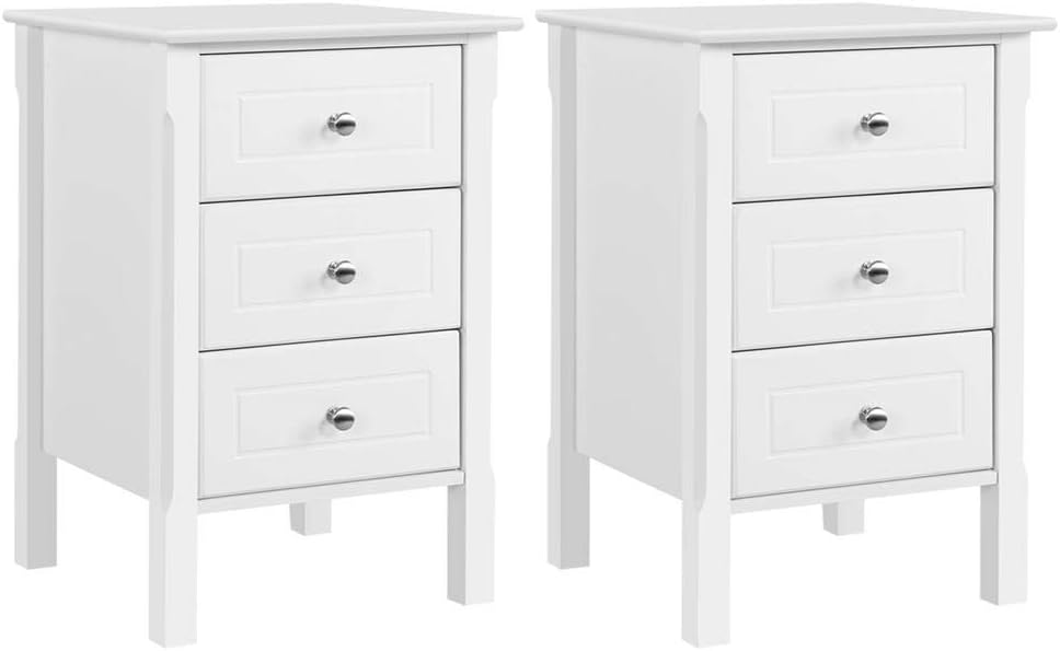 Best white end table with 4 drawers