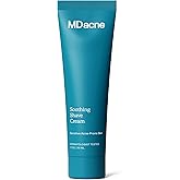 MDacne Shaving Cream for Acne-Prone Skin - Soothing, Oil-Free, Eliminates Razor Burn, Cuts & Infections - Reduce Skin Irritation & Prevent Shave Bumps & Nicks - Vegan, Paraben-Free & Cruelty-Free