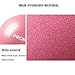 PROMIC Exercise Ball (65 cm) with Foot Pump, Professional Grade Anti Burst & Slip Resistant Stability Balance Yoga Ball for Yoga, Workout, Cardio Drumming, Classroom, Work Ball Chair (Pink)