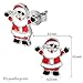 IWENSHENG Christmas Stud Earring Set - Pack of 5 Pairs Hypoallergenic Christmas Gift Earrings for Teen Girls Women Earrings Including Red Santa Claus, Candy Cane, White Snowman, Green Christmas Tree