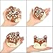 Vigeiya 2 PCs Squishies Jumbo Deer Cake Galaxy Deer Squishy Slow Rising Toys for Kids Prime Stress Reliever for Adults Kawaii Scented Decorations
