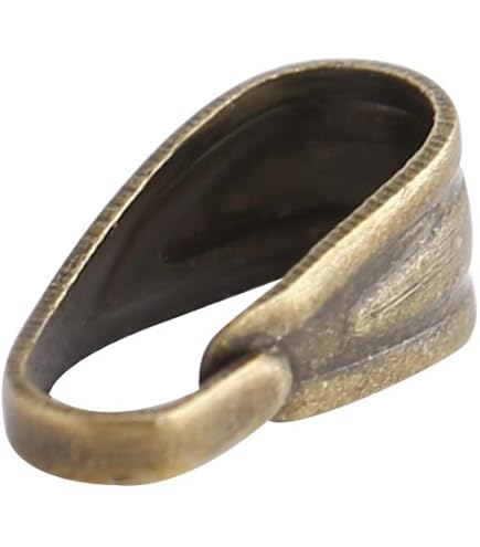 Charm mix, antique silver- / brass- / copper-plated brass, 7x3.5mm