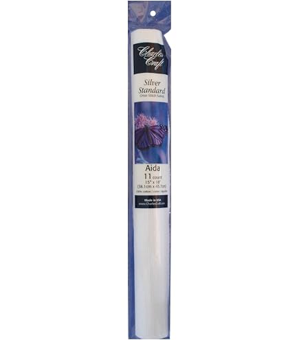 Amazon.com: DMC Charles Craft Silver Label Aida 11 Count 15