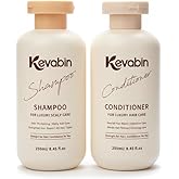 Kevabin Shampoo and Conditioner Set for Men & Women for Daily Hair Care – Biotin Shampoo and Conditioner Formulated to Gently Cleanse and Nourishing Your Hair, Suitable for All Hair Types