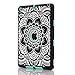 iPad Air Case, iPad A1474/A1475/A1476 Case, Hocase Shock Absorbent Hybrid Dual Layer Hard Silicone Rubber Protective Case with Cute Floral Print for iPad Air 1st Generation (2013) - Black/Mint Green
