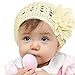 Doinshop Colorful Baby Kids Flower Headband Hair Bow Band Accessories Headwear (Beige)