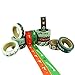 12 Rolls Christmas Thanksgiving Holiday Washi Tape Set, Snowflake Tape, DIY Scrapbooking Decorative Tape, Masking Tape, Planner Tape, Craft Gift Decoration Tape Stickers, Red Green White(Random Color)