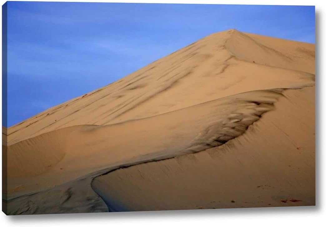CA, Death Valley NP, Eureka Sand Dunes by Dennis Flaherty - 19" x 28" Gallery Wrapped Giclee Canvas Print - Ready to Hang