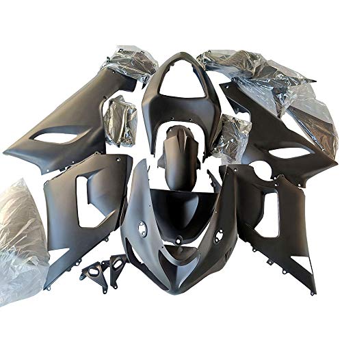 PROMOTOR Matte Black Fairing Kit Motorcycle Fairings for Kawasaki 05-06 Ninja ZX-6R ZX 636 2005-2006 (21 Pcs)