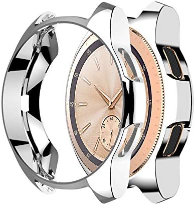 Insaneness Ultra-Thin TPU Plating Soft Rubber Protection Case Cover for Samsung Galaxy Watch 42mm