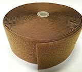 4" COYOTE BROWN SEW-ON HOOK and LOOP FASTENER
