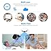 Heymoko Wi-Fi Smoke Detector Camera Motion Detection Night Vision 1080P Wireless IP Indoor Baby Pet Monitor Remote Real Time Video Free App View Nanny Cam Home Security Camera SD Card Storage to 128GB