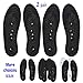 Foot Acupressure Magnetic Massaging Insoles - Massage Insoles Reflexology Plantar Fasciitis Pain Relief Breathable Deodorant Comfort Bamboo Charcoal Silicone Insoles for Men and Women