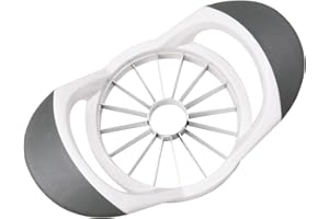 16-Slice Apple Slicer Corer Apple Corer Tool with Stainless Steel Blade Used in Fruit (White)