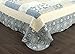 Tache Colorful Print Patchwork Floral Lightweight Quilted Bedspread Quilt Set (California King, Seaside Villa)
