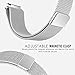 Gear S2 Classic / Gear Sport Watch Band, MoKo Milanese Loop Stainless Steel Mesh Strap for Samsung Gear S2 Classic SM-R732 & SM-R735 / Gear Sport SM-R600 (NOT FOR S2 SM-R720, SM-R730), SILVER