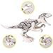 Kolobok Dinosaur Toys Park - Dino World Mini Puzzle - Jurassic Action Figures Set Predator vs Herbivore 8pcs Game Pack