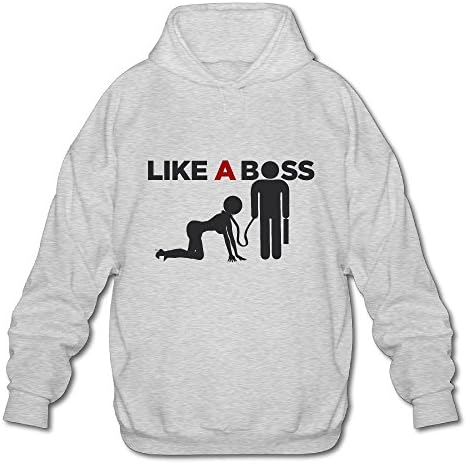 Sweoyn55 Like A BossMen With Cap Without Pocket Sweater AdorableFashion Casual Sweater Hooded Sweatshirt